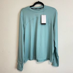 Nike Women's Sun Shirt Crew Element Swift Blue Size XL NWT